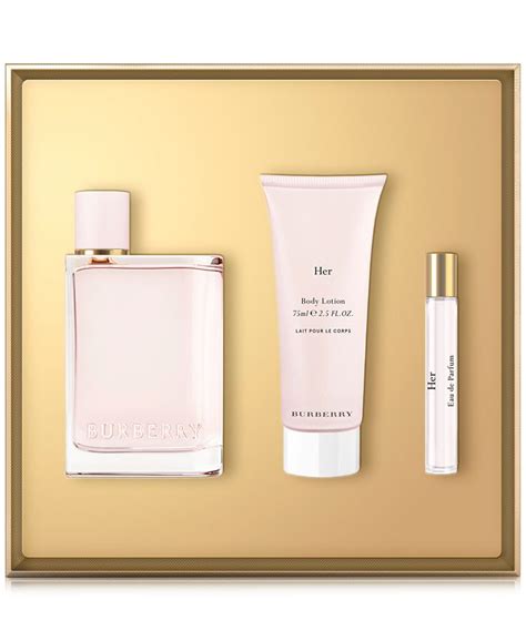 burberry blossom 3 pc macy's|burberry her gift sets.